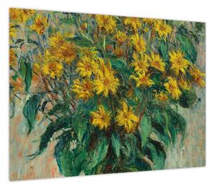 Obraz - Claude Monet, Jerusalem Artichoke Flowers, reprodukcje (70x50 cm)