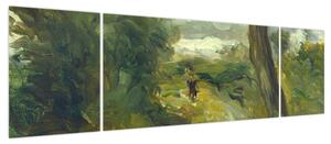 Obraz - Auguste Renoir, Landscape between Storms, reprodukcje (170x50 cm)