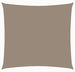 Kwadratowy żagiel ogrodowy, tkanina oxford, 3,6x3,6 m, taupe