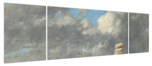 Obraz - Eugène Boudin, Le Havre, reprodukcje (170x50 cm)