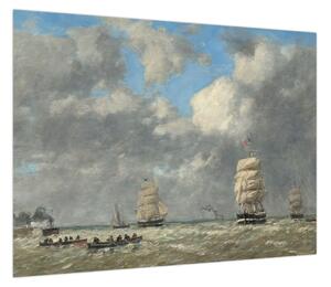 Obraz - Eugène Boudin, Le Havre, reprodukcje (70x50 cm)