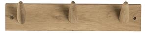 Wieszak ścienny z drewna dębowego Canett Uno, szer. 40 cm
