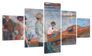Obraz - Auguste Renoir, Oarsmen at Chatou, reprodukcje (125x70 cm)