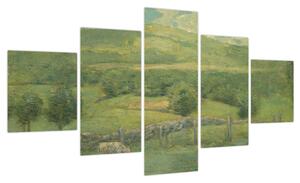 Obraz - Julian Alden Weir, Obweebetuck, reprodukcje (125x70 cm)