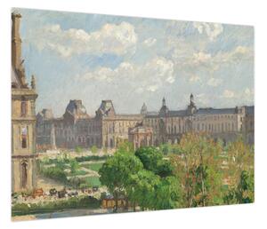 Obraz - Camille Pissarro, Place du Carrousel, Paris, reprodukcje (70x50 cm)