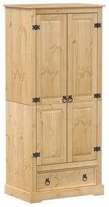 Szafa corona, 76x50x170 cm, lite drewno sosnowe