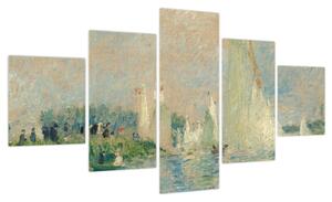 Obraz - Auguste Renoir, Regatta at Argenteuil, reprodukcje (125x70 cm)