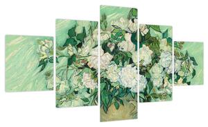 Obraz - Vincent van Gogh, Roses, reprodukcje (125x70 cm)
