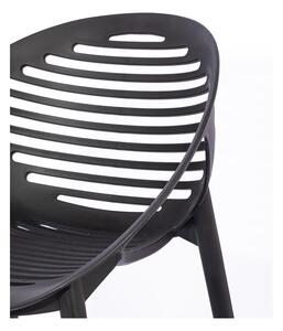 Czarne krzesło ogrodowe Bonami Essentials Joanna
