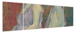 Obraz - Henri de Toulouse-Lautrec, Rue des Moulins, reprodukcje (170x50 cm)