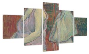 Obraz - Henri de Toulouse-Lautrec, Rue des Moulins, reprodukcje (125x70 cm)