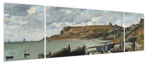 Obraz - Claude Monet, Sainte Adresse, reprodukcje (170x50 cm)