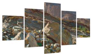 Obraz - John Singer Sargent, Simplon Pass, reprodukcje (125x70 cm)