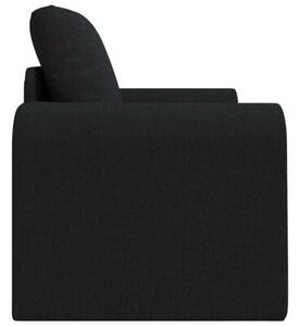 Sofa bed czarny 98 x 71 x 83 cm tkanina