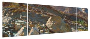 Obraz - John Singer Sargent, Simplon Pass, reprodukcje (170x50 cm)