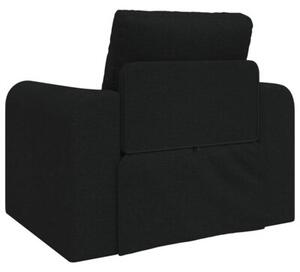 Sofa bed czarny 98 x 71 x 83 cm tkanina