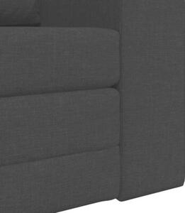 Sofa bed czarny 98 x 71 x 83 cm tkanina