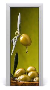 Naklejka na drzwi samoprzylepna Oliwa z oliwek