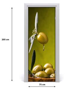 Naklejka na drzwi samoprzylepna Oliwa z oliwek
