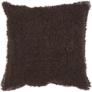 Dekoracyjna grubo tkana poszewka na poduszkę TOLOUSE 50x50 cm, brązowy
