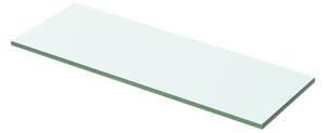 Szklany, bezbarwny panel, 50x12 cm