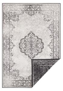 Czarno-kremowy dywan odpowiedni na zewnątrz NORTHRUGS Cebu, 120x170 cm