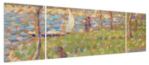 Obraz - Georges Seurat, Study for "La Grande Jatte", reprodukcje (170x50 cm)