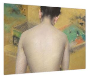 Obraz - William Merritt Chase, Study of Flesh Color and Gold, reprodukcje (70x50 cm)
