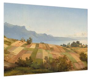 Obraz - Alexandre Calame, Swiss Landscape, reprodukcje (70x50 cm)