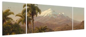 Obraz - Frederic Edwin Church, Tamaca Palms, reprodukcje (170x50 cm)