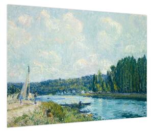 Obraz - Alfred Sisley, The Banks of the Oise, reprodukcje (70x50 cm)