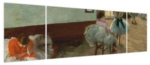 Obraz - Edgar Degas, The Dance Lesson, reprodukcje (170x50 cm)