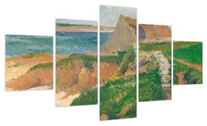 Obraz - Henri Moret, The Island of Raguenez, Brittany, reprodukcje (125x70 cm)
