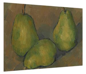 Obraz - Paul Cézanne, Three Pears, reprodukcje (70x50 cm)