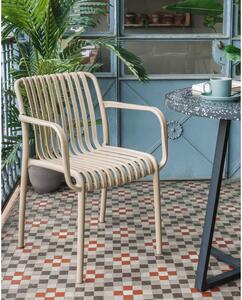Beżowe krzesło ogrodowe Kave Home Isabellini