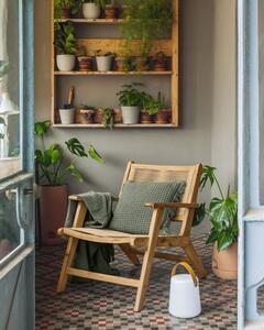 Ogrodowy fotel z drewna akacji Kave Home Geralda