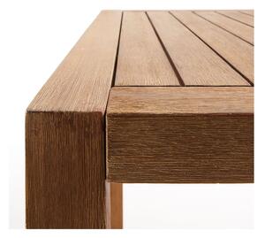 Stół ogrodowy z drewna eukaliptusa Kave Home Cybille, 130x80 cm