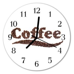 Zegar ścienny okrągły Kawa