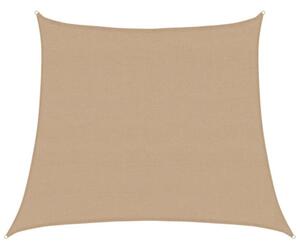 Żagiel przeciwsłoneczny, 160 g/m², kolor taupe, 4/5x4 m, hdpe
