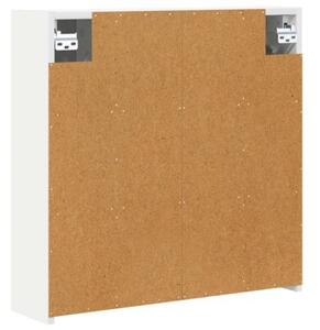 Szafka z lustrem do łazienki biały 63,5 x 16 x 62,5 cm