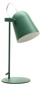 Lampa biurkowa z regulowanym kloszem zielona