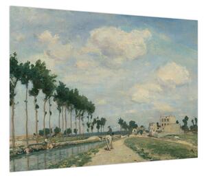 Obraz - Johan Barthold Jongkind, The Towpath, reprodukcje (70x50 cm)