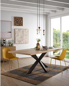 Stół do jadalni w dekorze drewna dębowego Kave Home, 200 x 100 cm