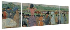 Obraz - Jean-Louis Forain, The Races at Longchamp, reprodukcje (170x50 cm)