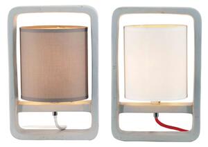 Emaga Lampa stołowa DKD Home Decor S3021014 25W Szary Biały Ciemny szary 220 V (20 x 14 x 30 cm) (2 Sztuk)