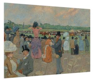 Obraz - Jean-Louis Forain, The Races at Longchamp, reprodukcje (70x50 cm)