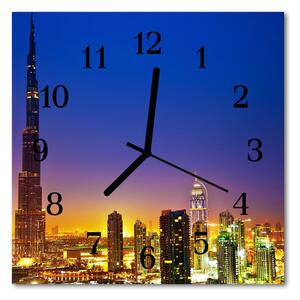 Zegar ścienny kwadrat Dubai