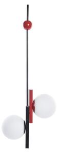 Emaga Lampa Sufitowa DKD Home Decor Czerwony Czarny Biały 40W 220 V (44 x 44 x 120 cm)