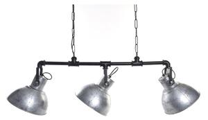 Emaga Lampa Sufitowa DKD Home Decor Srebrzysty Czarny 220 V 50 W (122 x 29 x 42 cm)