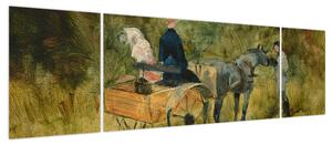 Obraz - Henri de Toulouse-Lautrec, The Trap, reprodukcje (170x50 cm)